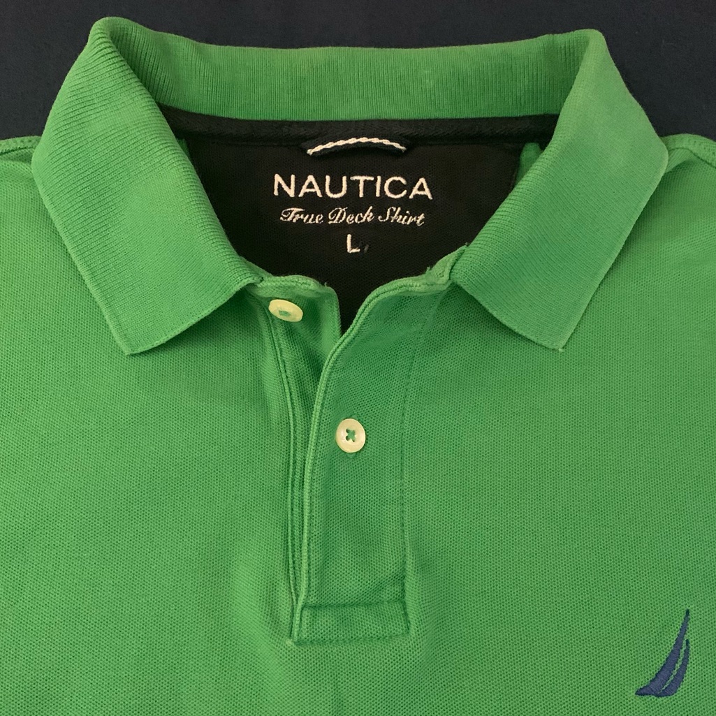 Nautica Ss All Cotton True Deck Shirt